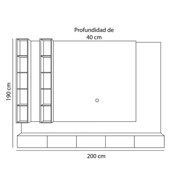 Centro de Entretenimiento Florencia con 5 Puertas - Imagen 2