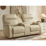 Sofá reclinable Brekka - Crema