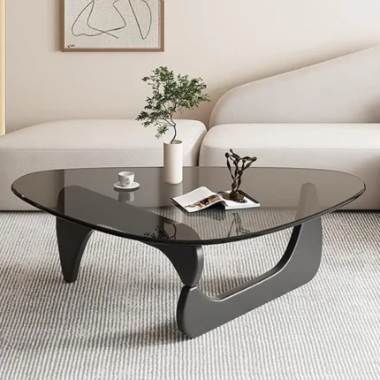 Mesa de Centro Cristal - Negro