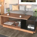 Mesa de Centro Percute - Marrón y Negro