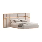 Cama Moderna Berlis - King Plz - Beige