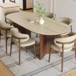 Juego de Comedor Sodertalje - Beige y Marrón