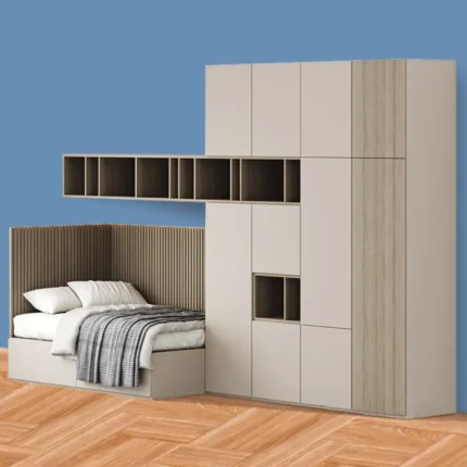 Camarote Infantil Ferrara+ Estante 1.5 plz