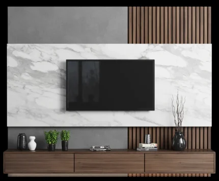 Centro de Entretenimiento Palermo con 3 Repisas - Moderno