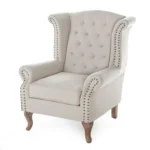 Butaca Gala Capitone Vintage - Beige