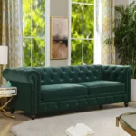 Sofá Chesterfield Clásico Sassari 3 cuerpos - Jade