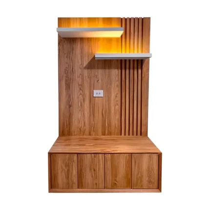 Centro de Entretenimiento Libra - Beige y Blanco