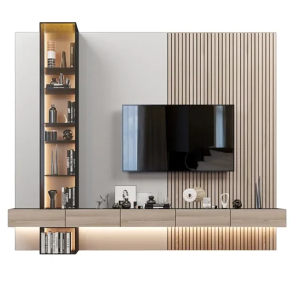 Centro de Entretenimiento Minedat - Beige y marrón