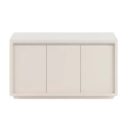 Aparador de Melamina Rectangular Paris 3 Puertas - Moderno