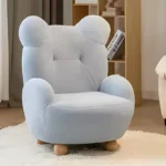 Sofá Infantil Encanto - Azul y Marrón