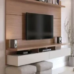Centro de Entretenimiento Xelby - Marrón y Blanco