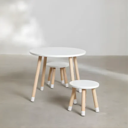 Set Infantil Kids - Blanco y Marrón