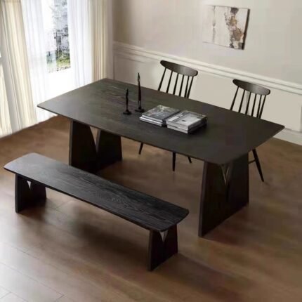 Juego de Comedor Växjö - Marrón Oscuro