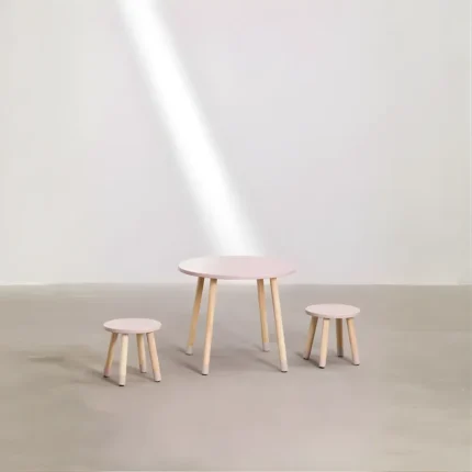 Set Infantil Kids - Rosa y Marrón