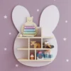Estante Infantil Rabbit kids - Blanco y Marrón