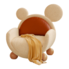 Sofá Infantil Kids Room - Beige y Naranja