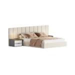 Cama Tapizada Palani - King Plz - Beige
