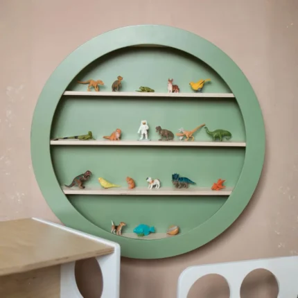 Estante Infantil Universo Kids - Verde y Beige