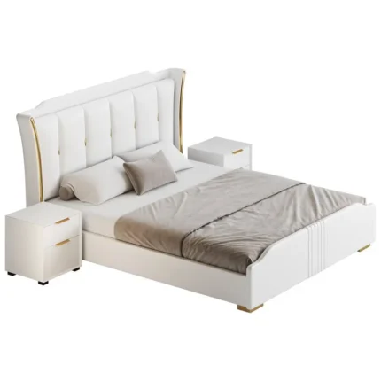 Cama Victoriana - King Plz - Blanco