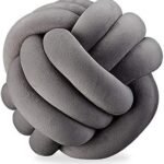 Almohada Esfera Trinity 3 Nudos - Gris Oscuro