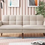Sofá Reclinable Jenni 3 Cuerpos - Beige