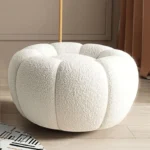 Puff Florens Circular - Blanco