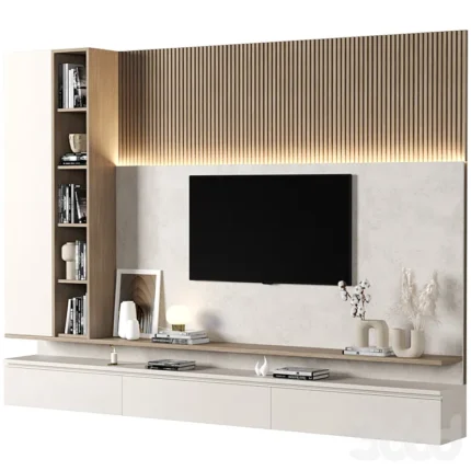 Centro de Entretenimiento Loyul - Blanco y marrón