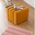 Puff Esrada Tubular- Amarillo Oro