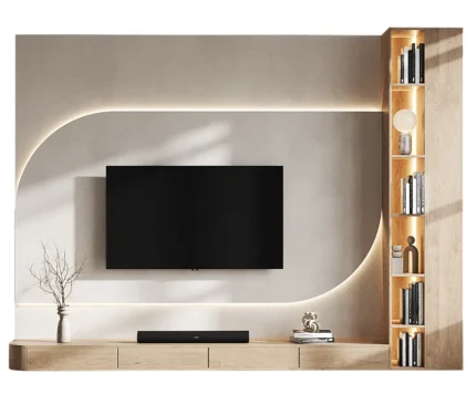 Centro de Entretenimiento Nápoles 4 cajones - Vintage