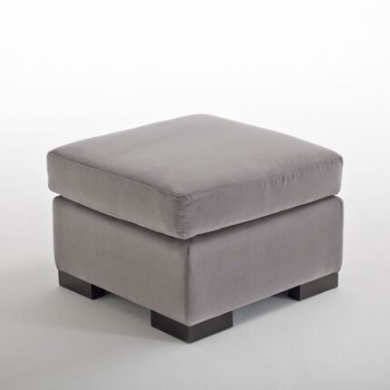 Puf Tom Ford Rectangular - Gris Claro