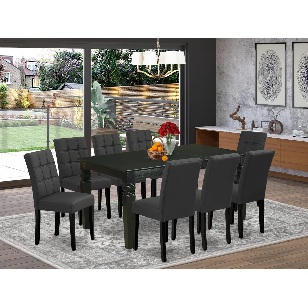 Cilurzo+8+-+Person+Solid+Wood+Solid+Wood+Top+Four+Leg+Dining+Set-1292285897 (3)