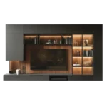 Centro de Entretenimiento HoloView 65 pulg - Negro - Marrón
