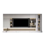 Centro de Entretenimiento Vante 65 pulg - Blanco - Gris