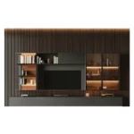 Centro de Entretenimiento Quantum 65 pulg - Negro - Marrón