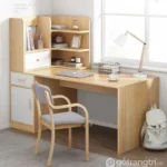 Escritorio Lelouch Moderno - Marrón y Blanco