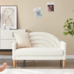 Sofá Arcoíris Yazmin 2 Cuerpos - Beige Claro