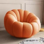 Butaca Giratoria Francisca Vintage - Naranja