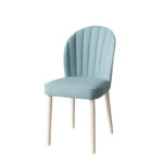 Silla de Comedor Arlin - Turquesa y Blanco