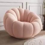 Butaca Giratoria Francisca Vintage - Rosado
