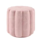 Puff Artemisia Circular - Rosado
