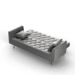 Sofá Reclinable Brazz 3 Cuerpos - Gris Claro