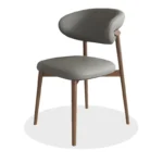 Silla de Comedor Solis - Marrón y Gris