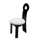 Silla de Comedor Hilton - Negro y Beige