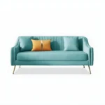 Sofa Aura Nordic 3 Cuerpos - Turquesa