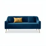 Sofa Aura Nordic 3 Cuerpos - Azul