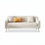 Sofa Aura Nordic 3 Cuerpos - Blanco