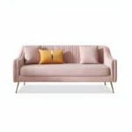 Sofa Aura Nordic 3 Cuerpos - Rosado