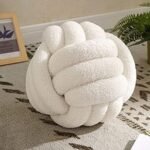 Almohada Esfera Trinity 3 Nudos - Blanco