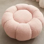 Puff Florens Circular - Rosado
