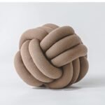 Almohada Esfera Trinity 3 Nudos - Marrón